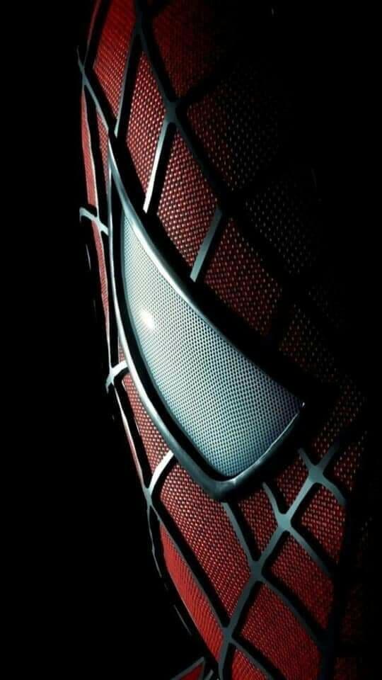 Spider Man with a black background