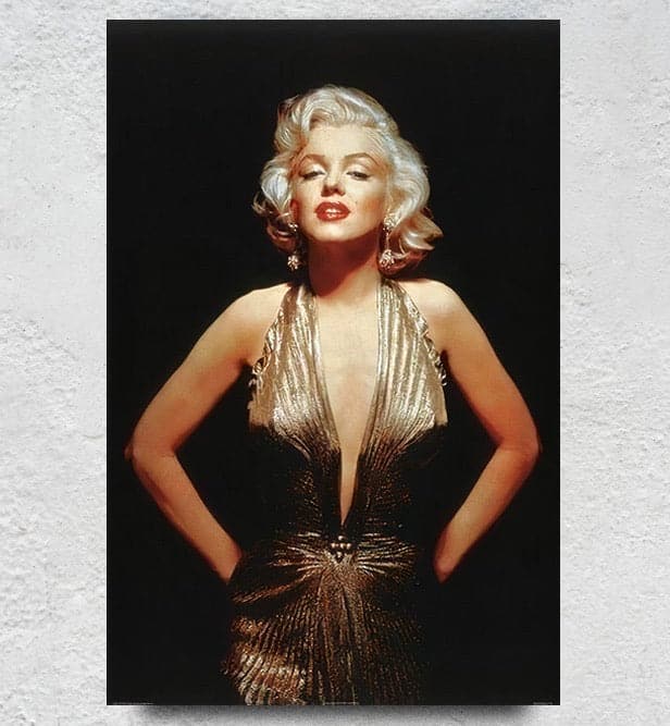 Marilyn Monroe in Golden dress
